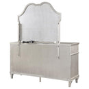 Evangeline 9-drawer Dresser with Mirror Silver Oak - Home & Sleep Outlet