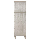 Evangeline 6-drawer Bedroom Chest Silver Oak - Home & Sleep Outlet