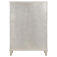 Evangeline 6-drawer Bedroom Chest Silver Oak - Home & Sleep Outlet