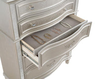 Evangeline 6-drawer Bedroom Chest Silver Oak - Home & Sleep Outlet