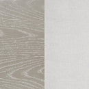 Evangeline Curved Fabric Upholstered Bench Silver Oak - Home & Sleep Outlet