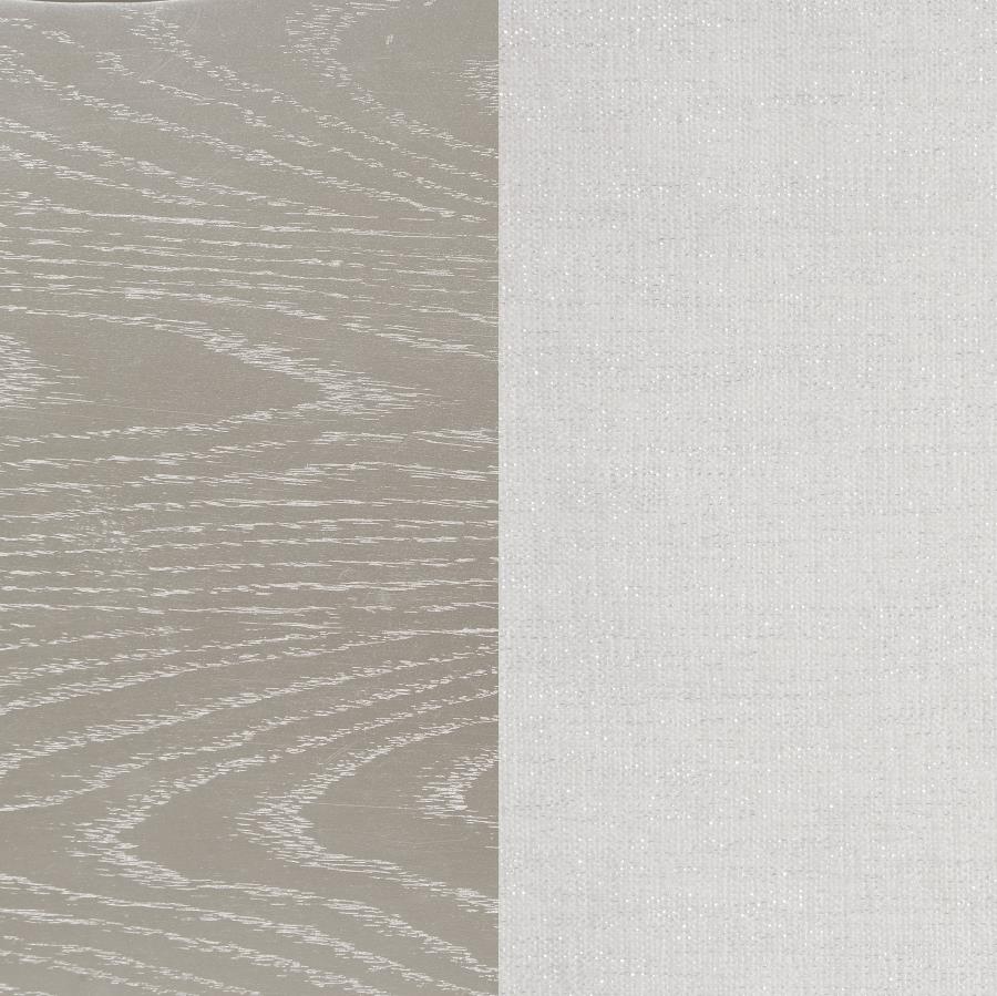 Evangeline Curved Fabric Upholstered Bench Silver Oak - Home & Sleep Outlet