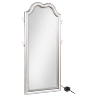 Evangeline Full Length LED Light Floor Mirror Silver Oak - Home & Sleep Outlet