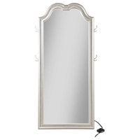 Evangeline Full Length LED Light Floor Mirror Silver Oak - Home & Sleep Outlet
