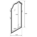Evangeline Full Length LED Light Floor Mirror Silver Oak - Home & Sleep Outlet