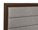 Welsley 4-piece Eastern King Bedroom Set Walnut - Home & Sleep Outlet
