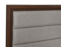 Welsley 4-piece Eastern King Bedroom Set Walnut - Home & Sleep Outlet