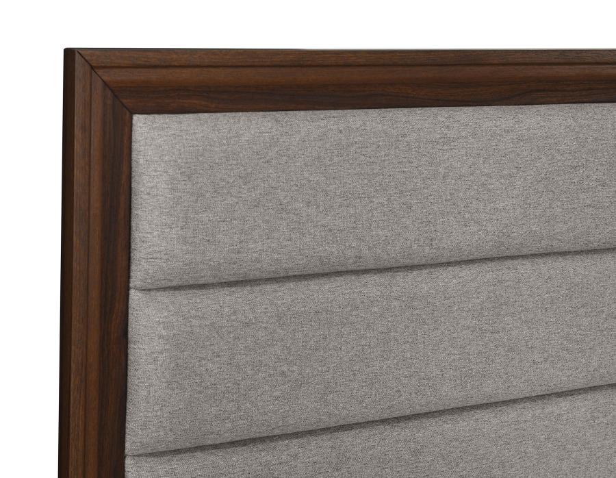 Welsley 4-piece Eastern King Bedroom Set Walnut - Home & Sleep Outlet
