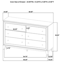 Welsley 5-piece Eastern King Bedroom Set Walnut - Home & Sleep Outlet
