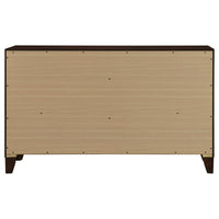 Welsley 6-drawer Dresser Cabinet Walnut