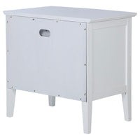 Bexhill 1-drawer Nightstand Bedside Table White