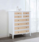 Bexhill 8-drawer Chest of Drawers White