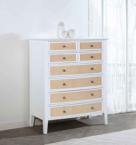 Bexhill 8-drawer Chest of Drawers White