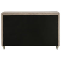 Antonella 7-drawer Upholstered Dresser Ivory and Camel