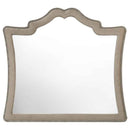 Antonella Upholstered Dresser Mirror Camel