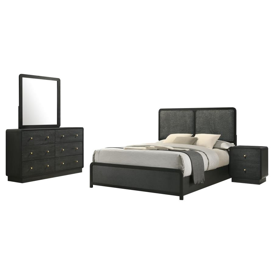 Home & Sleep Outlet - Cavelle 4-piece Full Bedroom Set Black