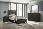 Home & Sleep Outlet - Cavelle 4-piece Twin Bedroom Set Black