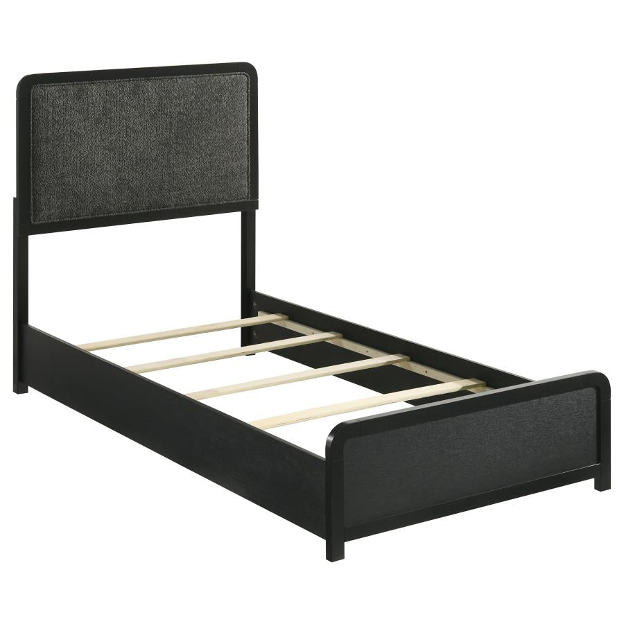 Home & Sleep Outlet - Cavelle 4-piece Twin Bedroom Set Black