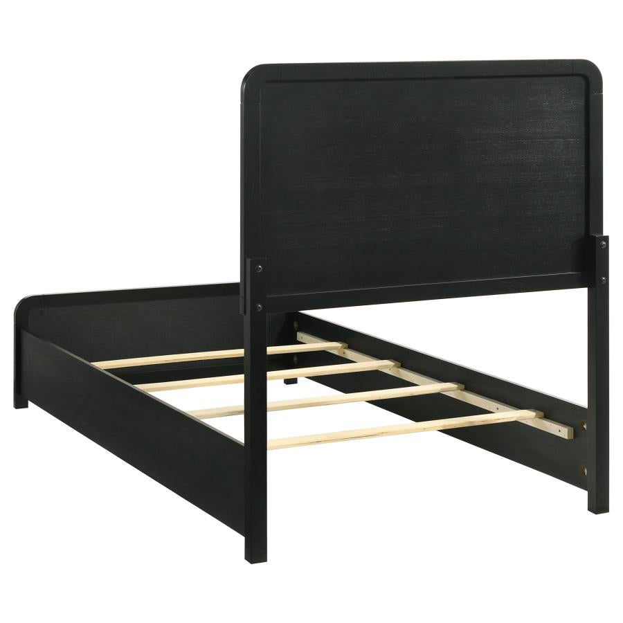 Home & Sleep Outlet - Cavelle 4-piece Twin Bedroom Set Black