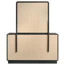 Cavelle 6-drawer Dresser and Mirror Black