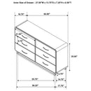 Amsbury 4-piece Queen Bedroom Set Nutmeg