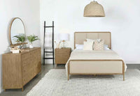 Arini 4-piece Eastern King Bedroom Set Cream and Sand Wash