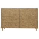 Arini 4-piece Queen Bedroom Set Cream and Sand Wash