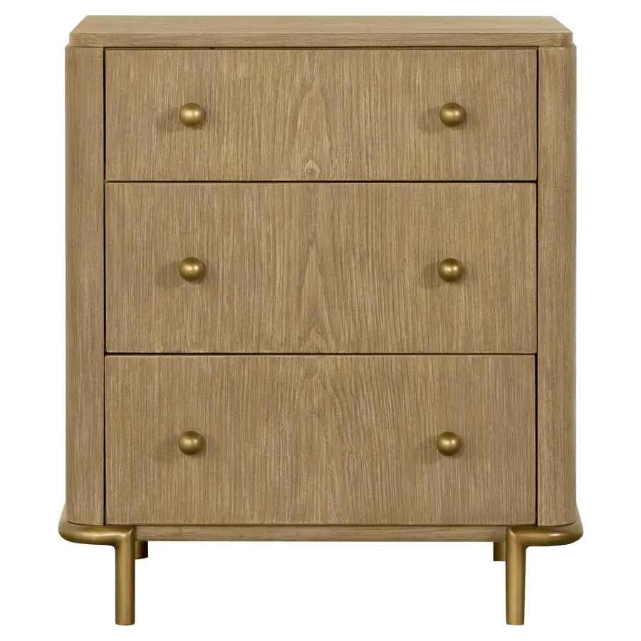 Arini 5-piece Queen Bedroom Set Cream and Sand Wash