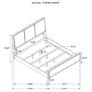 Arini 4-piece Eastern King Bedroom Set Cream and Black