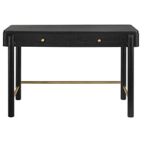 Arini 2-piece Makeup Vanity Table and Mirror Set Black