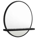 Arini 2-piece Makeup Vanity Table and Mirror Set Black
