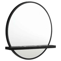 Arini 2-piece Makeup Vanity Table and Mirror Set Black