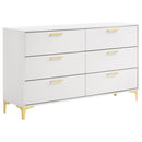 Kendall 5-piece Eastern King Bedroom Set White