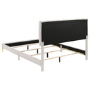 Kendall Upholstered California King Panel Bed White