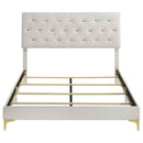 Kendall Upholstered Queen Panel Bed White