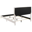 Kendall Upholstered Queen Panel Bed White