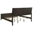 Wilkes 51-inch Upholstered Eastern King Bed Dark Cocoa