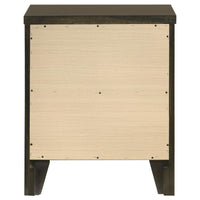 Wilkes 2-drawer Nightstand Bedside Table Dark Cocoa