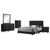 Kendall 5-piece California King Bedroom Set Black