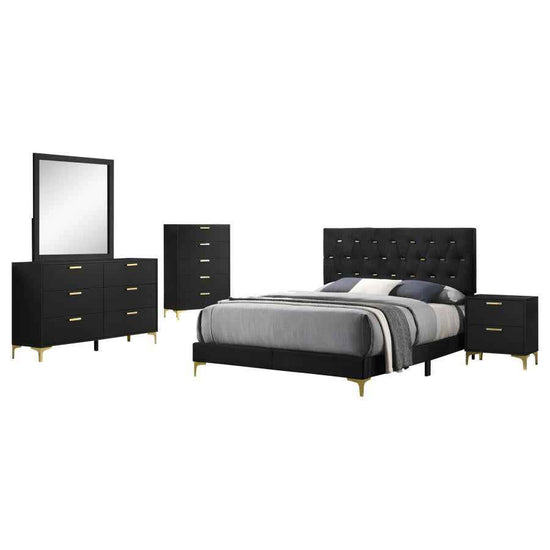 Kendall 5-piece California King Bedroom Set Black