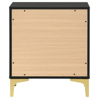 Kendall 2-drawer Nightstand Black