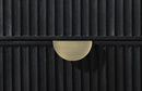 Brookmead 4-piece Upholstered Eastern King Bedroom Set Black