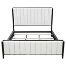 Brookmead 60-inch Upholstered California King Bed Black