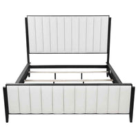 Brookmead 60-inch Upholstered California King Bed Black