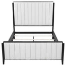 Brookmead 60-inch Upholstered Queen Bed Black