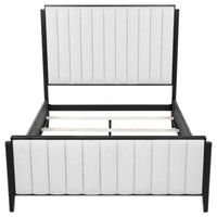 Brookmead 60-inch Upholstered Queen Bed Black
