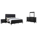 Brookmead 4-piece Eastern King Bedroom Set Black