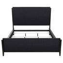 Brookmead Wood California King Panel Bed Black