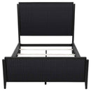 Brookmead Wood Queen Panel Bed Black