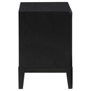 Brookmead 2-drawer Nightstand Black